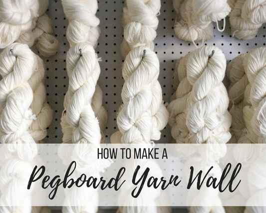 BQueen Tutorial: Pegboard Yarn Wall