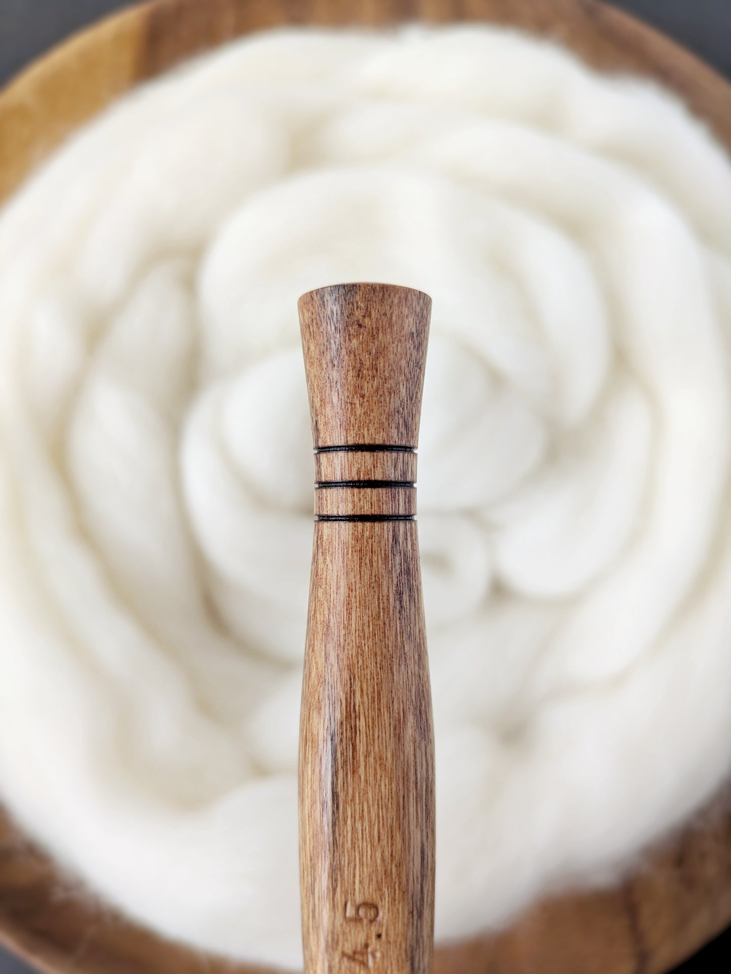 7 4.5mm Rosewood Ergonomic Wood Crochet Hook