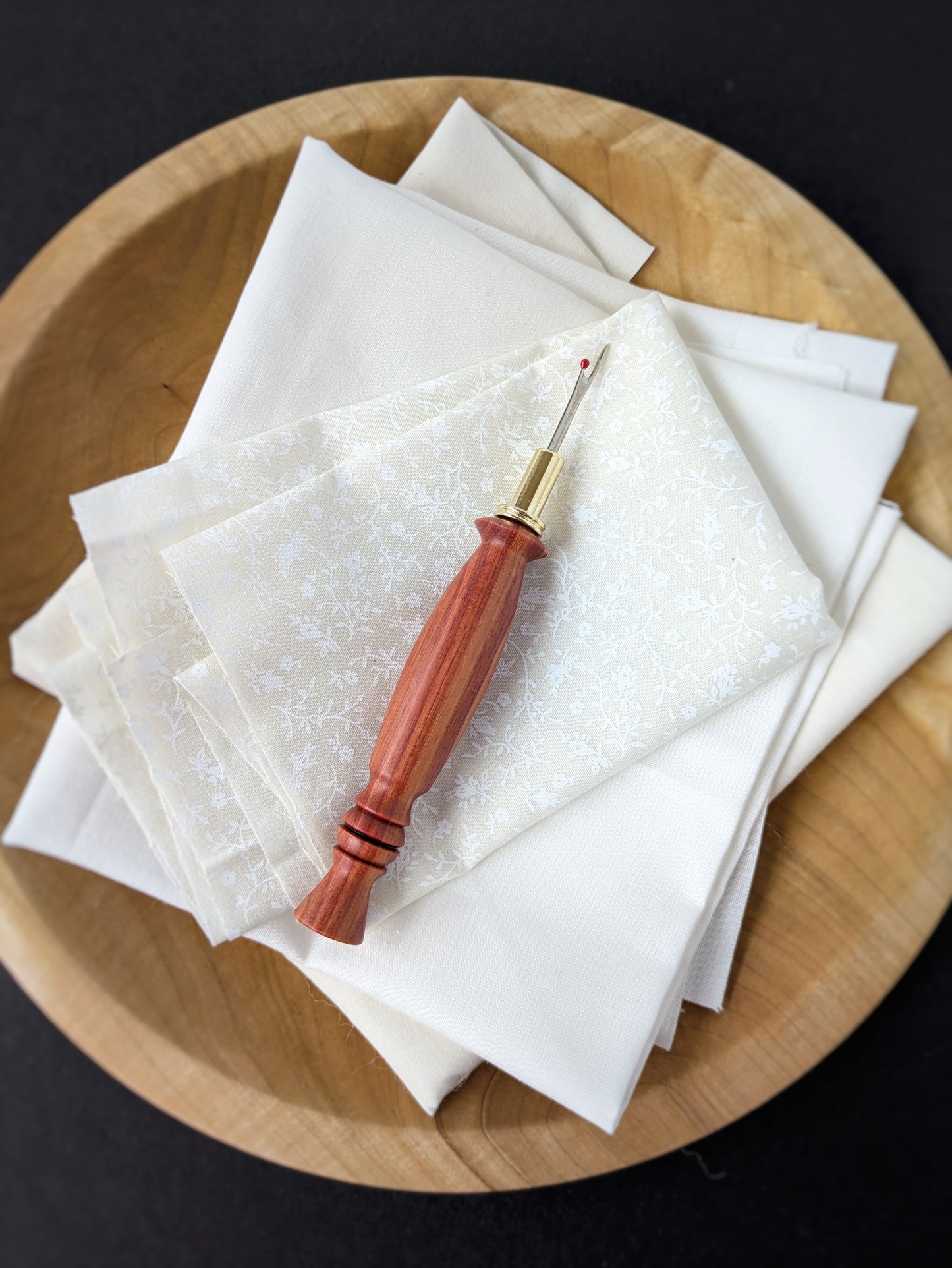 Tulipwood + Gold Ergonomic Wood Seam Ripper