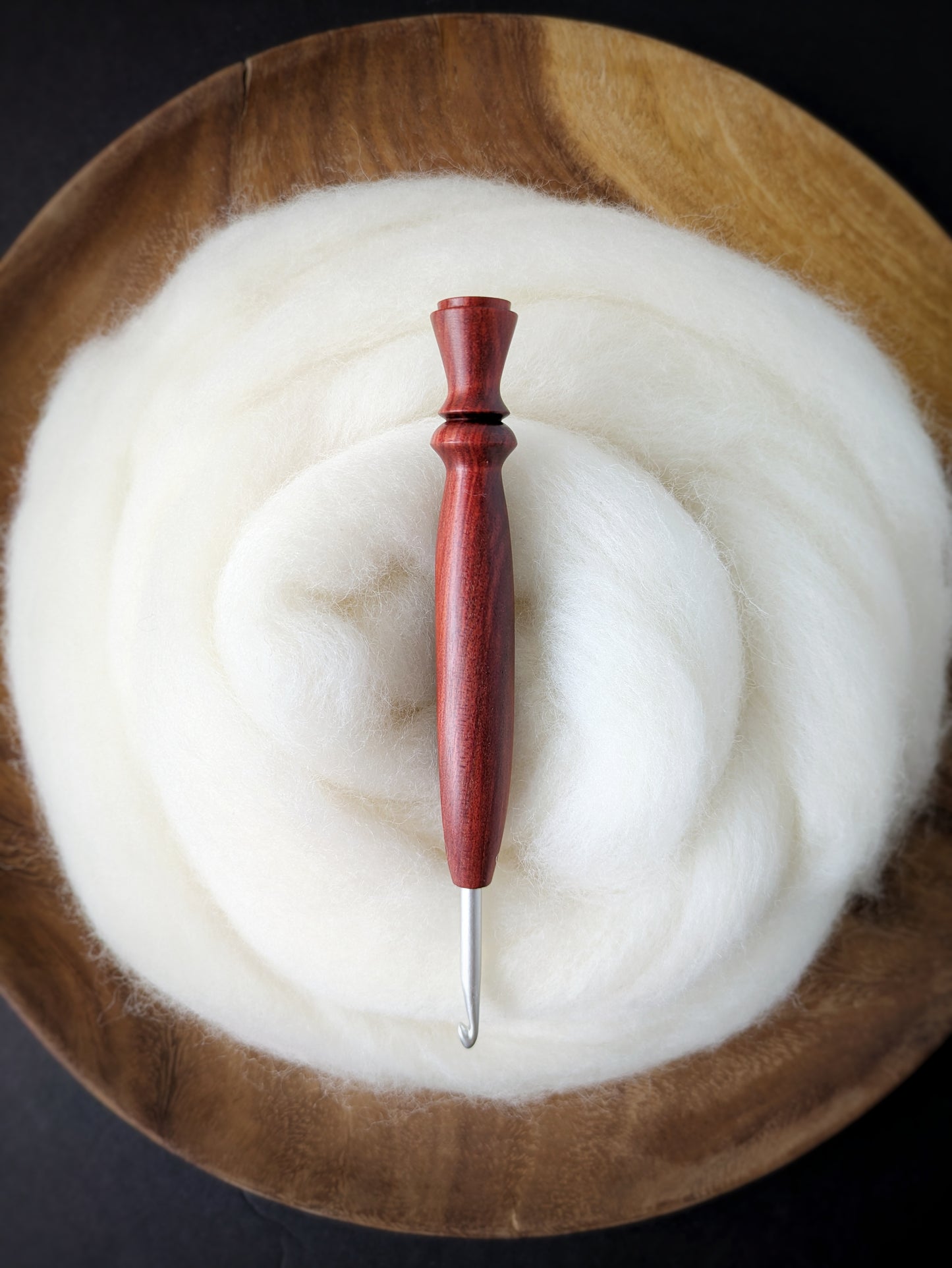 7 4.5mm Redheart Ergonomic Wood Crochet Hook