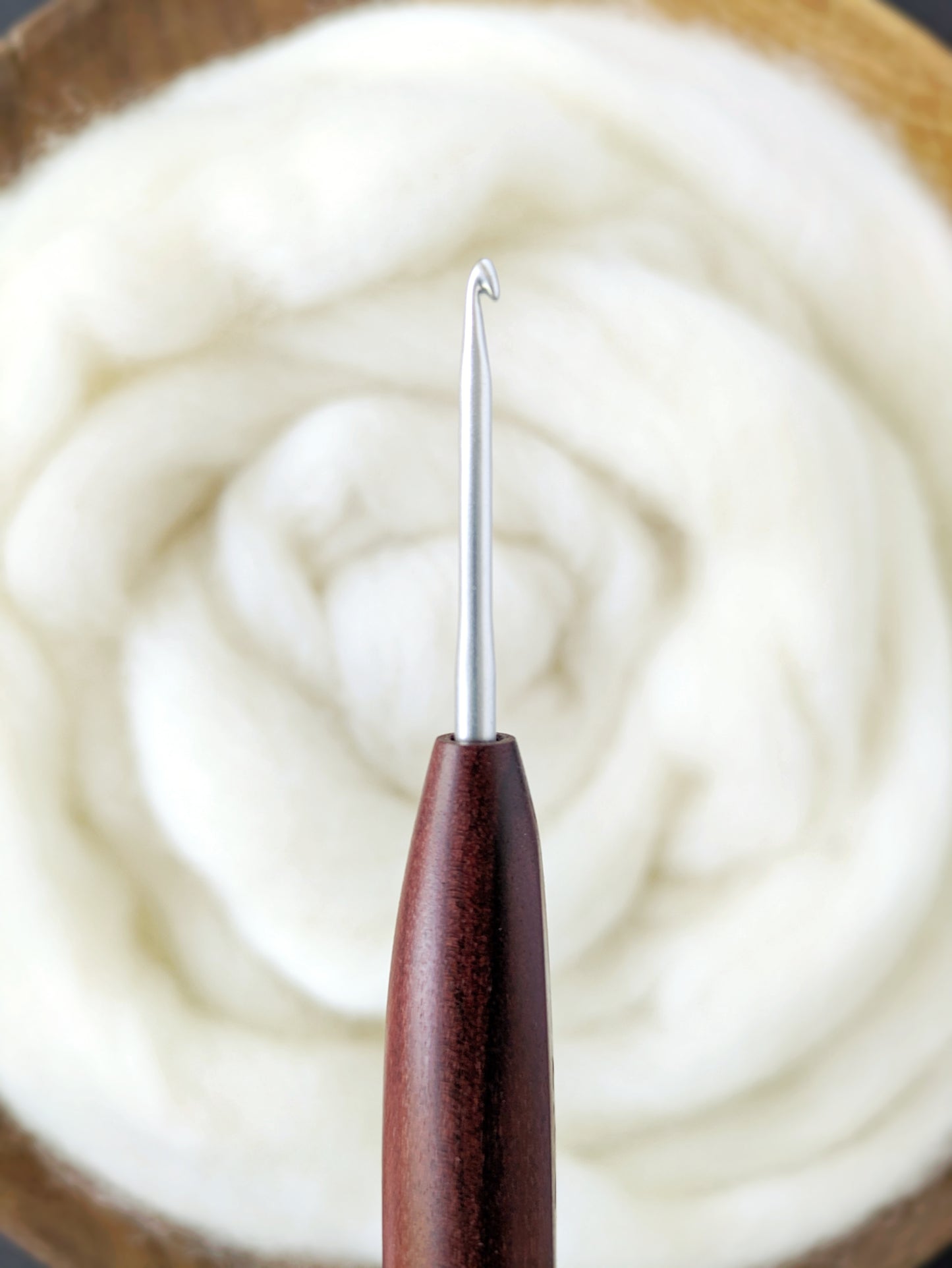 C 2.75mm Redheart Ergonomic Wood Crochet Hook