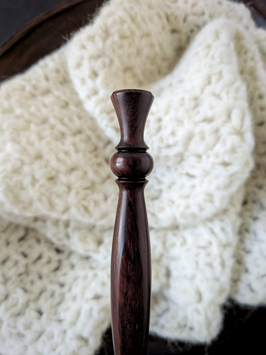 C 2.75mm Rosewood Ergonomic Wood Crochet Hook