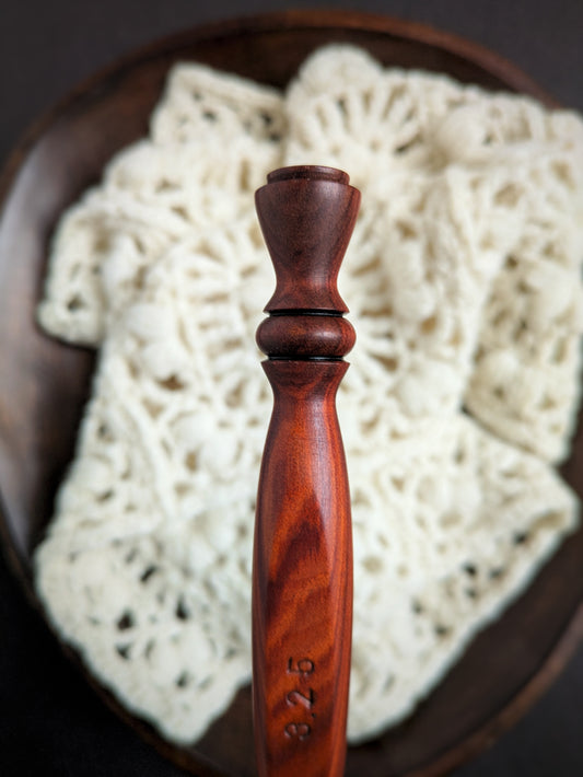 D 3.25mm Redheart Ergonomic Wood Crochet Hook RTS