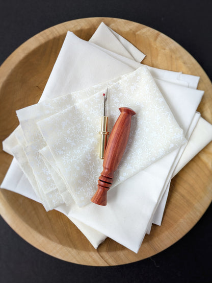 Tulipwood + Gold Ergonomic Wood Seam Ripper