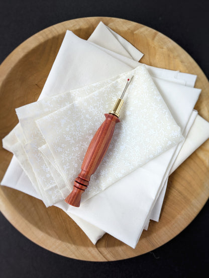 Tulipwood + Gold Ergonomic Wood Seam Ripper