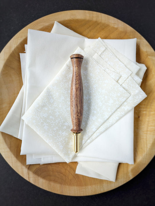 Curupay + Gold Ergonomic Wood Seam Ripper