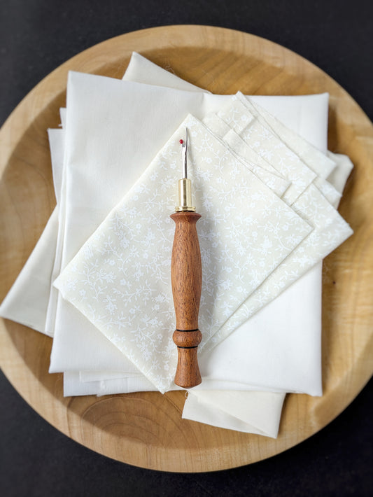 Mahogany + Gold Ergonomic Wood Seam Ripper