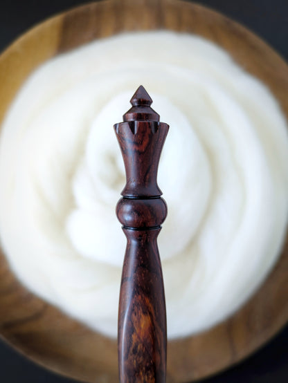 G 4mm Cocobolo Ergonomic Wood Crochet Hook