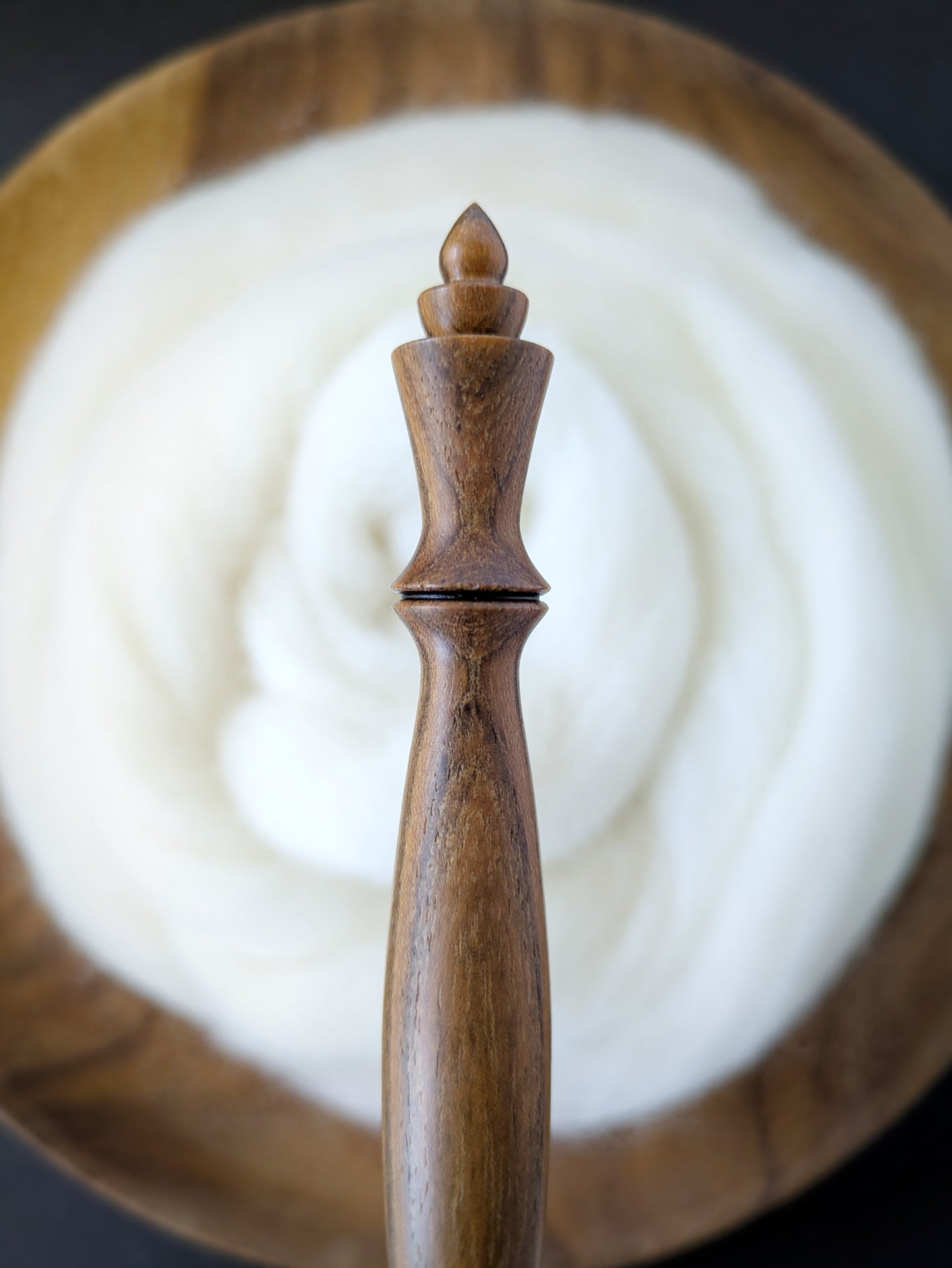 7 4.5mm Curupay Ergonomic Wood Crochet Hook