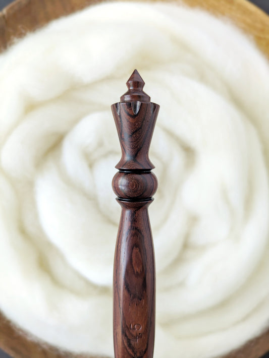 7 4.5mm Rosewood Ergonomic Wood Crochet Hook