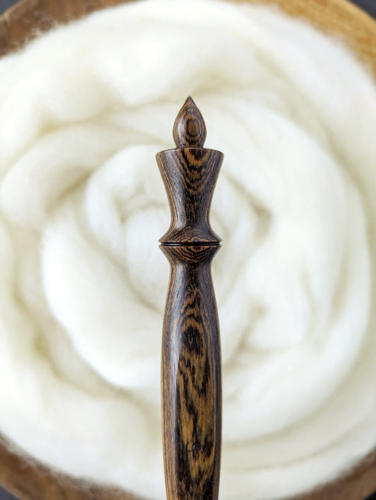 H 5mm Bocote Ergonomic Wood Crochet Hook