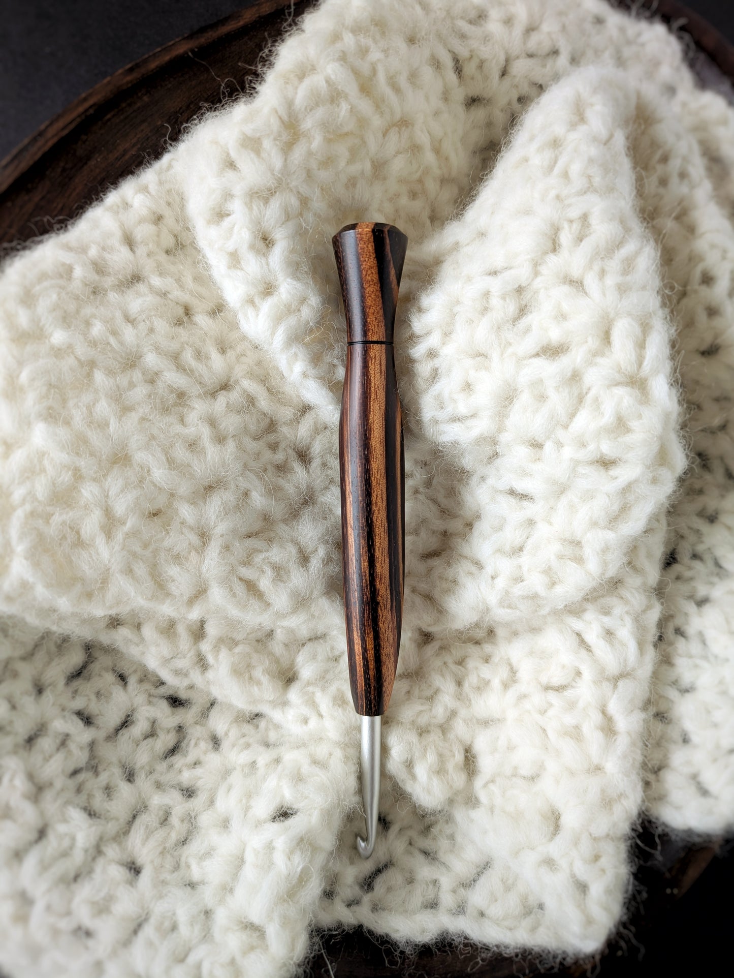 H 5mm Gonçalo Ergonomic Wood Crochet Hook