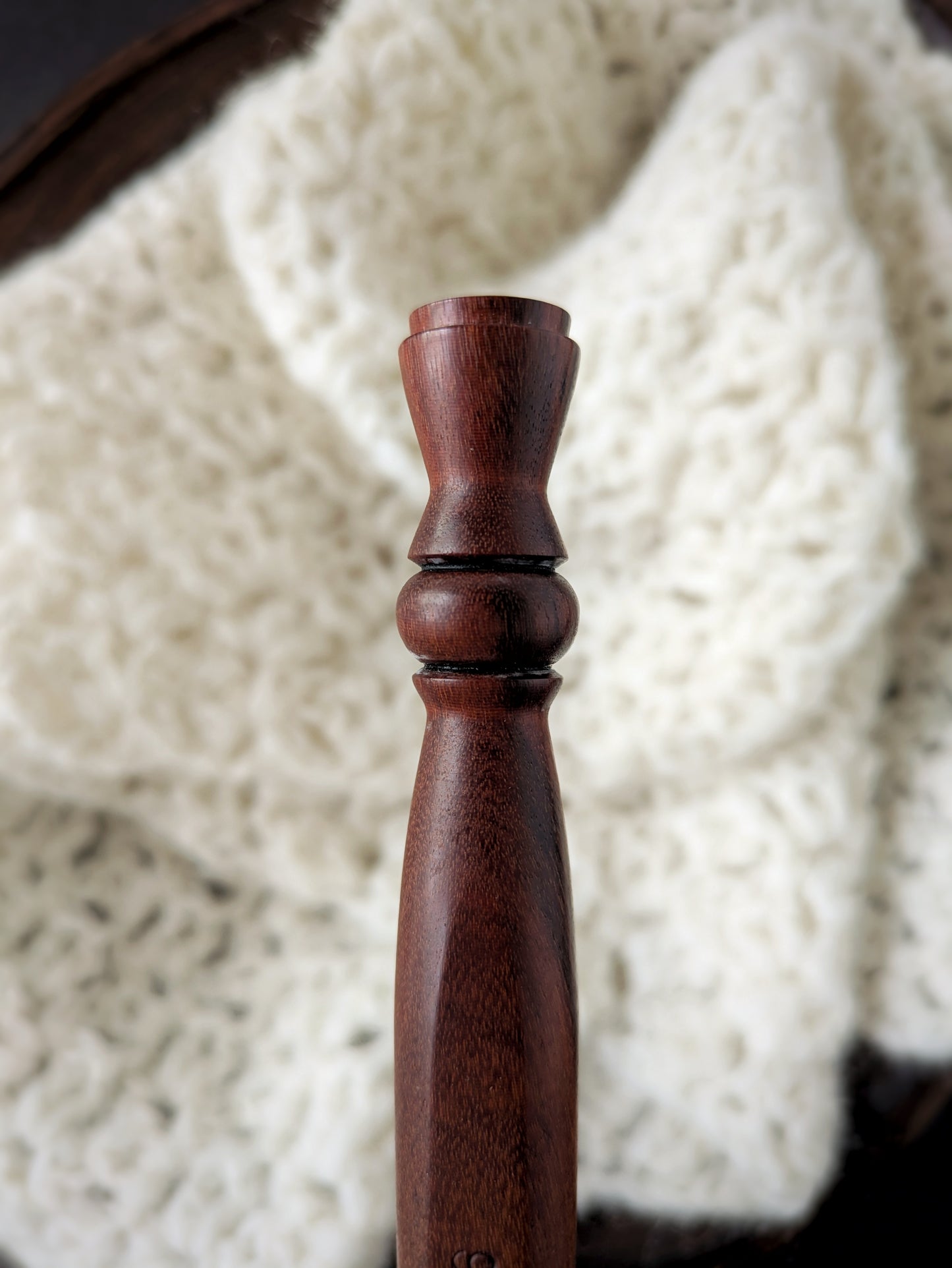 J 6mm Orangeheart Ergonomic Wood Crochet Hook