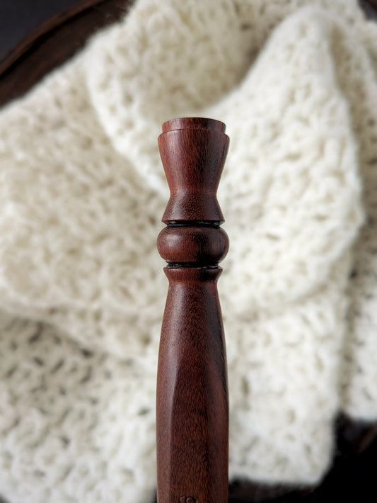 J 6mm Orangeheart Ergonomic Wood Crochet Hook