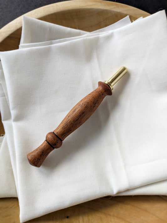 Mahogany + Gold Ergonomic Wood Seam Ripper