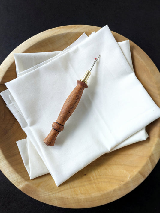 Mahogany + Gold Ergonomic Wood Seam Ripper