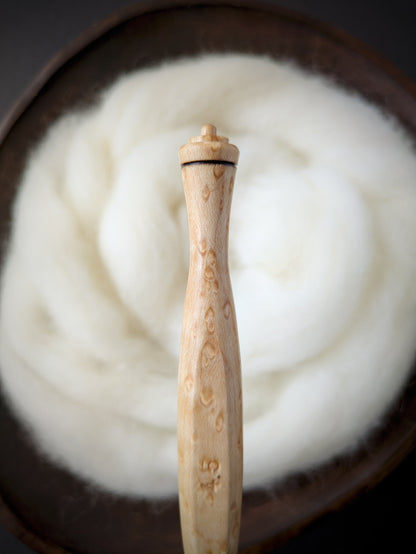 7 4.5mm Maple Ergonomic Wood Crochet Hook
