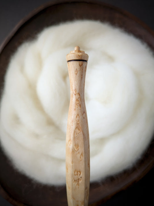 7 4.5mm Maple Ergonomic Wood Crochet Hook