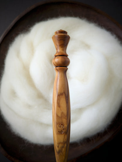 7 4.5mm Olivewood Ergonomic Wood Crochet Hook