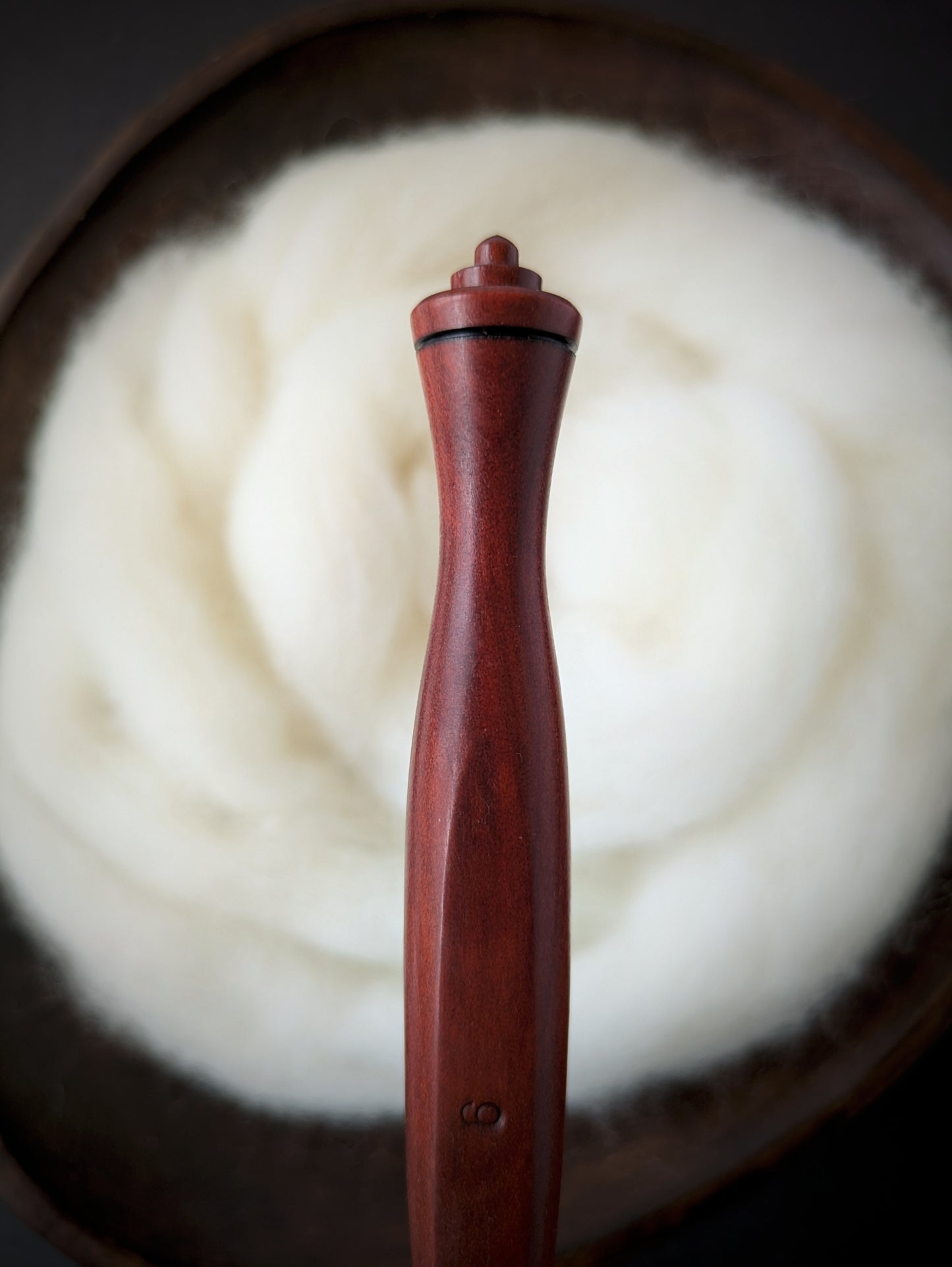 J 6mm Redheart Ergonomic Wood Crochet Hook