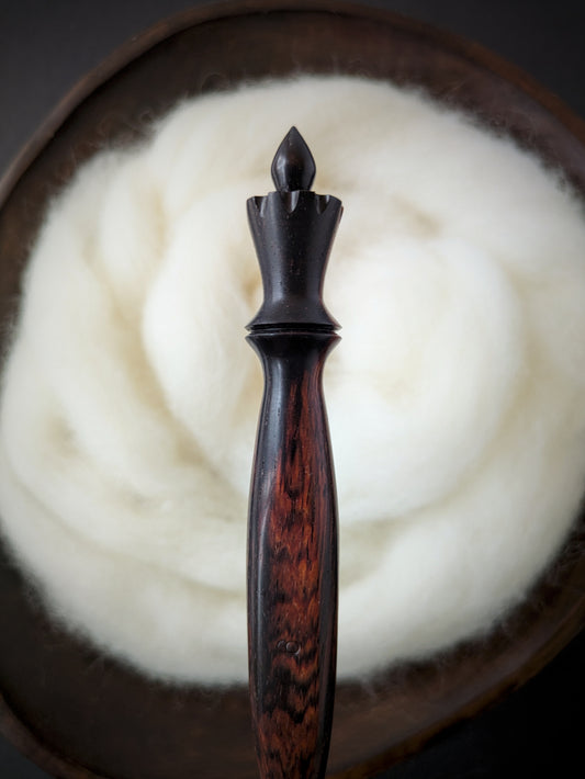J 6mm Cocobolo Ergonomic Wood Crochet Hook