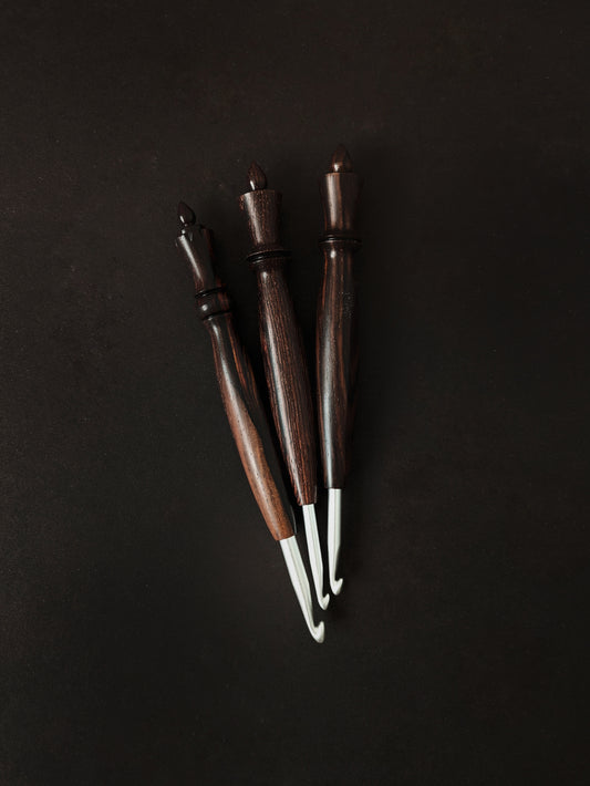 Rosewood Crochet Hook