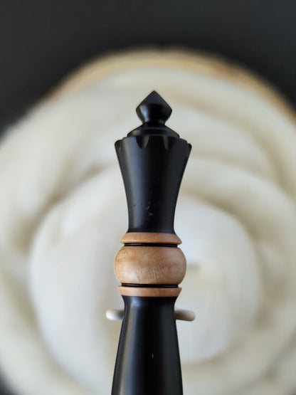7 4.5mm Blackwood & Maple Ergonomic Wood Crochet Hook