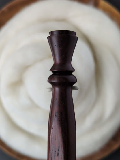 I 5.5mm Rosewood Ergonomic Wood Crochet Hook