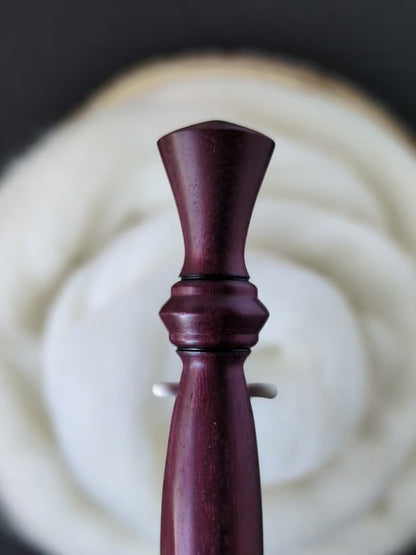 D 3.25mm Purpleheart Ergonomic Wood Crochet Hook