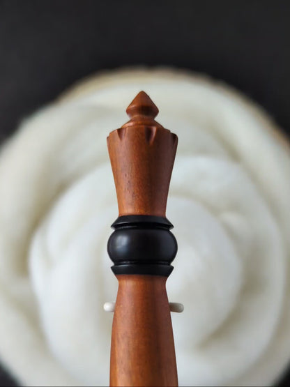 I 5.5mm Orangeheart & Blackwood Ergonomic Wood Crochet Hook