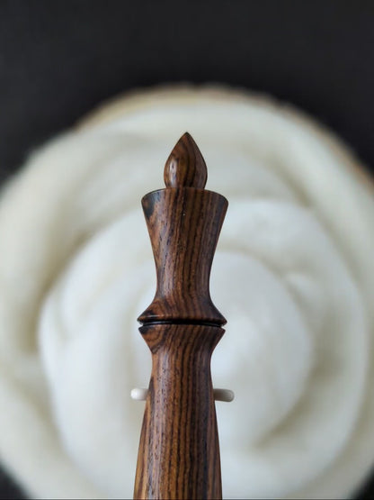 7 4.5mm Bocote Ergonomic Wood Crochet Hook