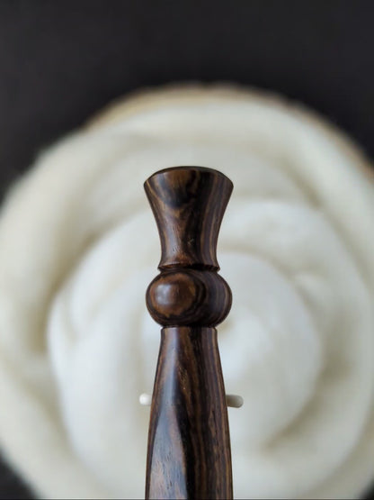 G 4mm Bocote Ergonomic Wood Crochet Hook