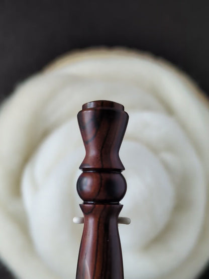 H 5mm Cocobolo Ergonomic Wood Crochet Hook