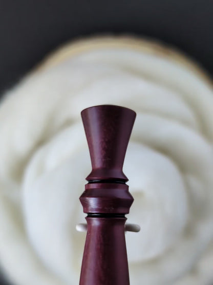 I 5.5mm Purpleheart Ergonomic Wood Crochet Hook