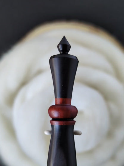 G 4mm Blackwood & Orangeheart Ergonomic Wood Crochet Hook