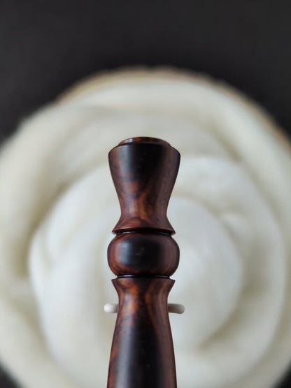 I 5.5mm Cocobolo Ergonomic Wood Crochet Hook