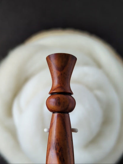 J 6mm Cocobolo Ergonomic Wood Crochet Hook