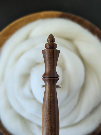 7 4.5mm Curupay Ergonomic Wood Crochet Hook