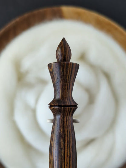 H 5mm Bocote Ergonomic Wood Crochet Hook