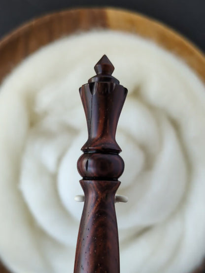 G 4mm Cocobolo Ergonomic Wood Crochet Hook