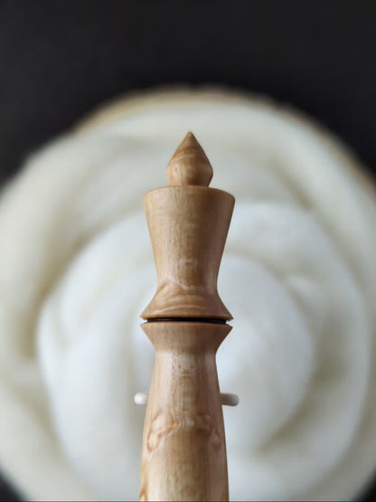 J 6mm Birdseye Maple Ergonomic Wood Crochet Hook