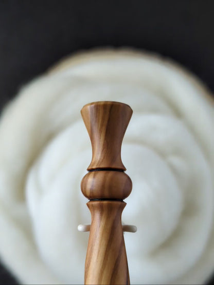B 2.25mm Olivewood Ergonomic Wood Crochet Hook