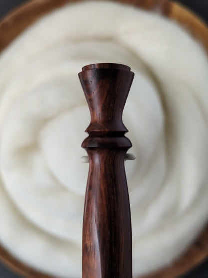 H 5mm Rosewood Ergonomic Wood Crochet Hook