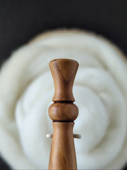 D 3.25mm Olivewood Ergonomic Wood Crochet Hook