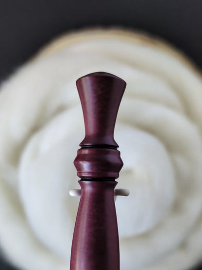 B 2.25mm Purpleheart Ergonomic Wood Crochet Hook