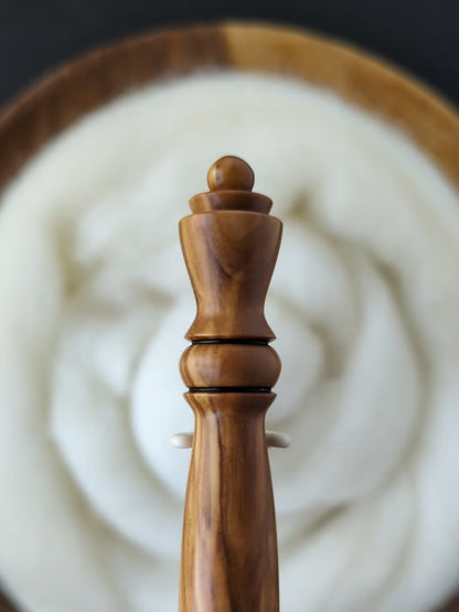 7 4.5mm Olivewood Ergonomic Wood Crochet Hook