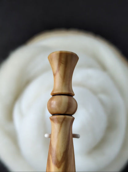 7 4.5mm Olivewood Ergonomic Wood Crochet Hook