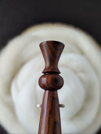 H 5mm Cocobolo Ergonomic Wood Crochet Hook