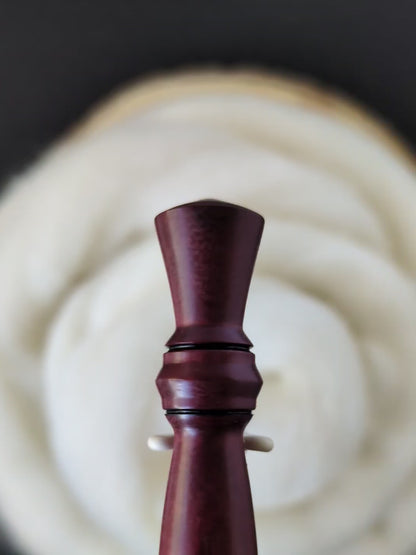 J 6mm Purpleheart Ergonomic Wood Crochet Hook