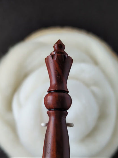 7 4.5mm Cocobolo Ergonomic Wood Crochet Hook